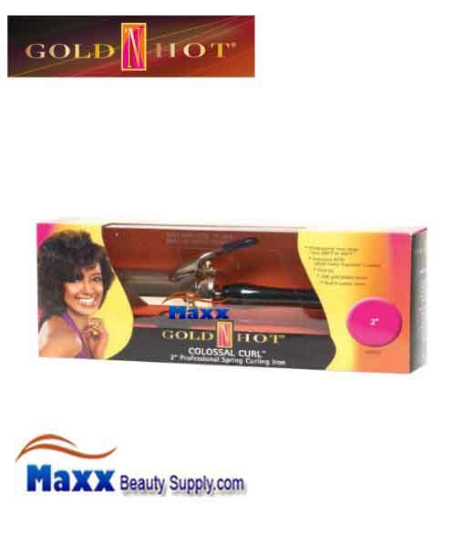 Gold N Hot 24K Gold Coated #GH9208 Spring Curling Iron - 2"